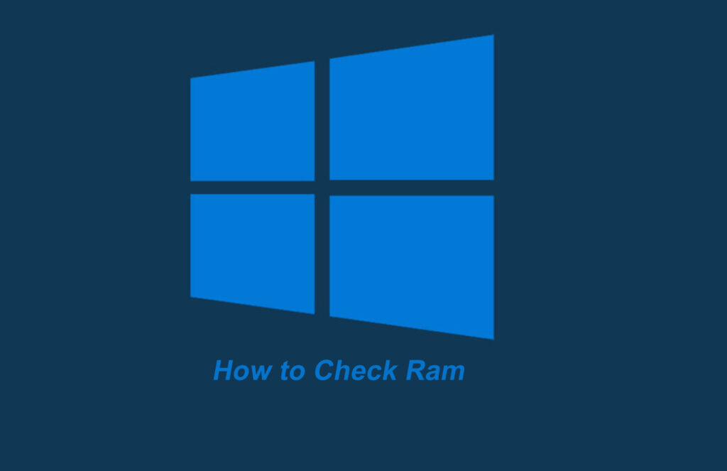 how to check ram in laptop