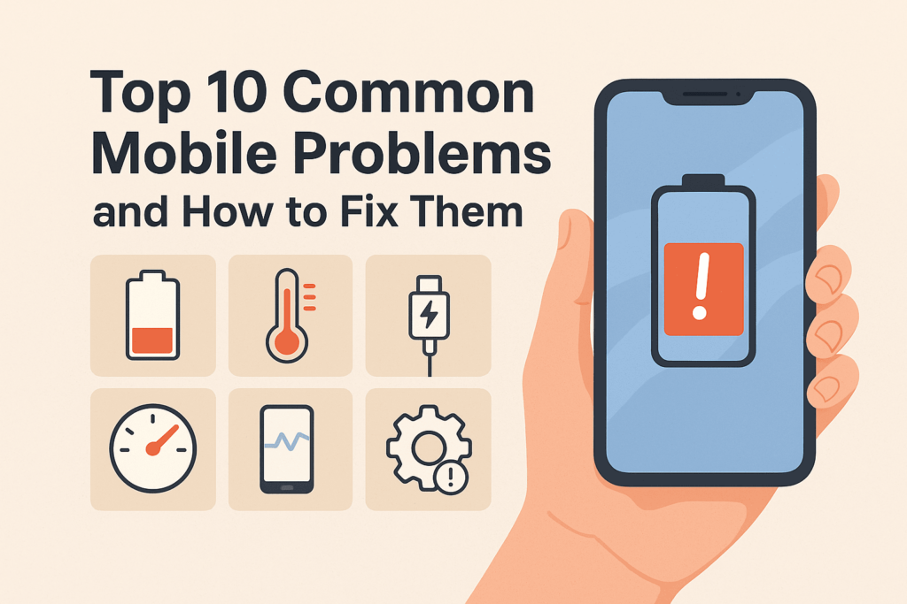 Top 10 Common Mobile Problems and How to Fix Them